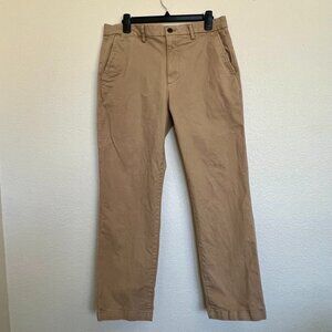 GAP Khaki Pants Mens 32x30 Tan Brown Straight Leg Cotton Blend